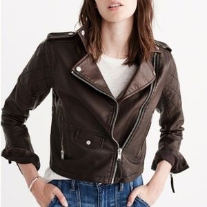 NWT Abercrombie & Fitch Women Brown Jacket - SMALL